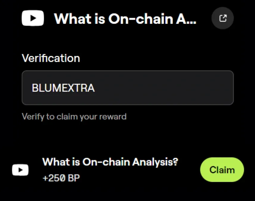 Blum Youtube Code 26 Oktober What is On-chain Analysis