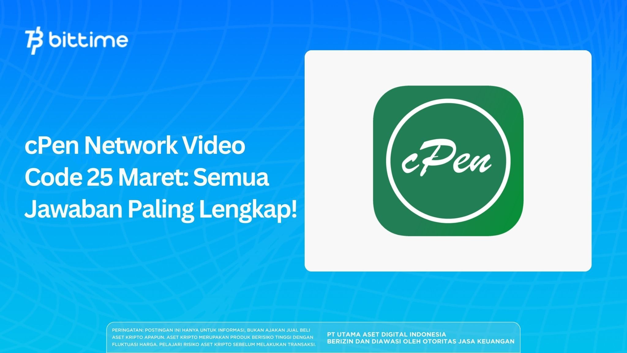 cPen Network Video Code 25 Maret: Semua Jawaban Paling Lengkap!