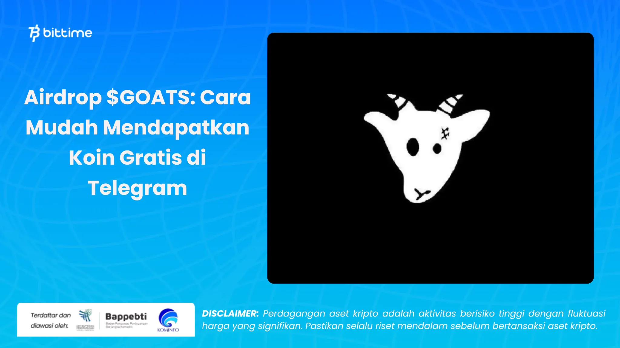 cara mendapatkan airdrop goats - bittime