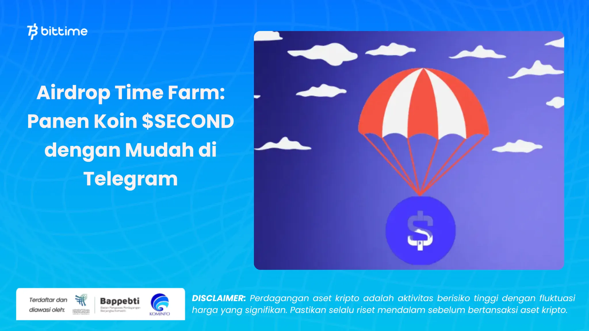 cara mendapatkan airdrop time farm - bittime