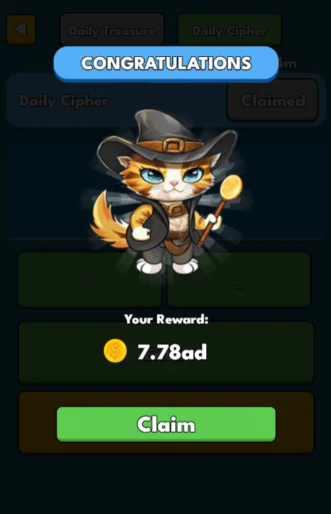 Daily Cipher Cat Gold Miner 24 Agustus Kode dan Petunjuk Terbaru (1).webp