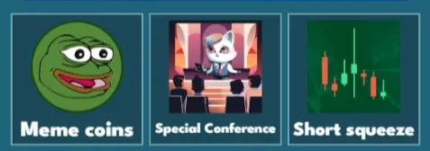 Cat Gold Miner Combo Fokus Meme Coins & Short Squeeze 17 September