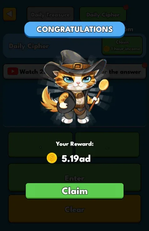 Jawaban Sandi Harian Cat Gold Miner 25 Agustus 2024 Kode HASH Terbaru (1).webp