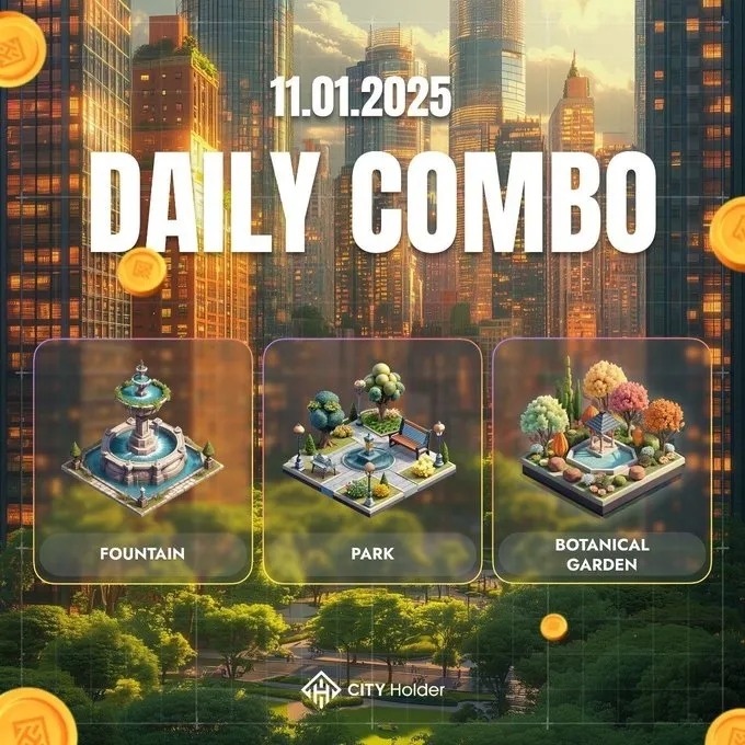 City Holder Daily Combo 12 Januari 2025, Klaim Hadiah Hari Ini