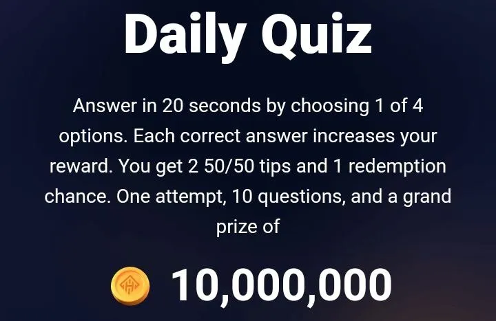 Jawaban City Holder Daily Quiz 9 November 2024