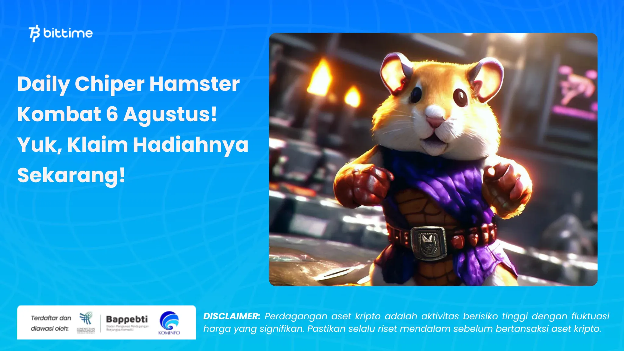 daily chiper hamster kombat 6 agustus - bittime.webp