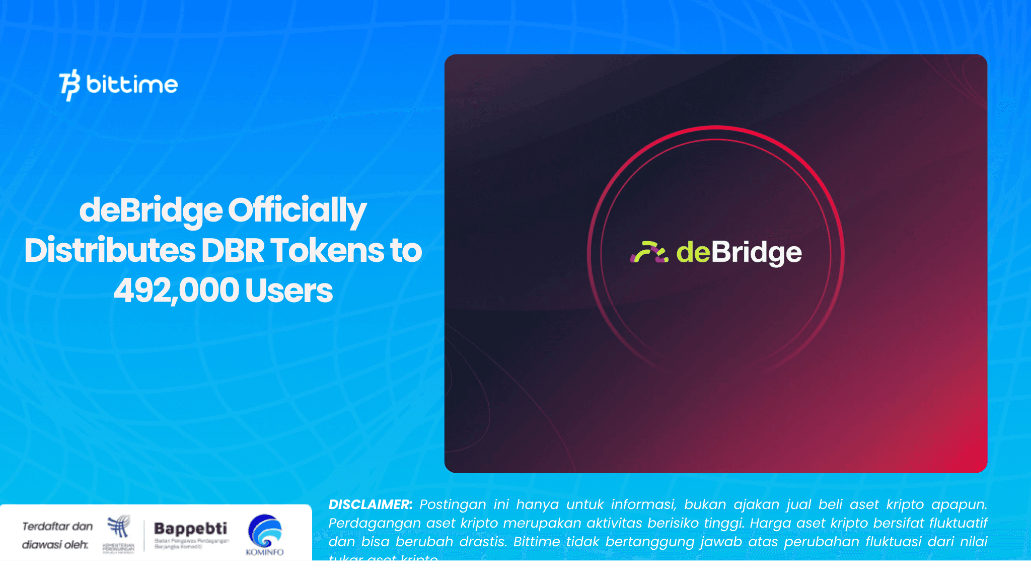 deBridge Officially Distributes DBR Tokens to 492,000 Users.png