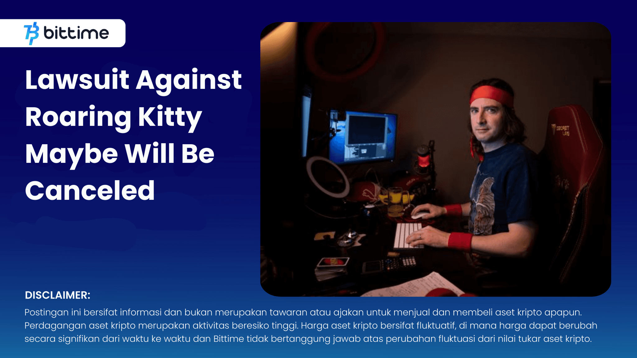 Lawsuit Against Roaring Kitty Maybe Will Be Canceled