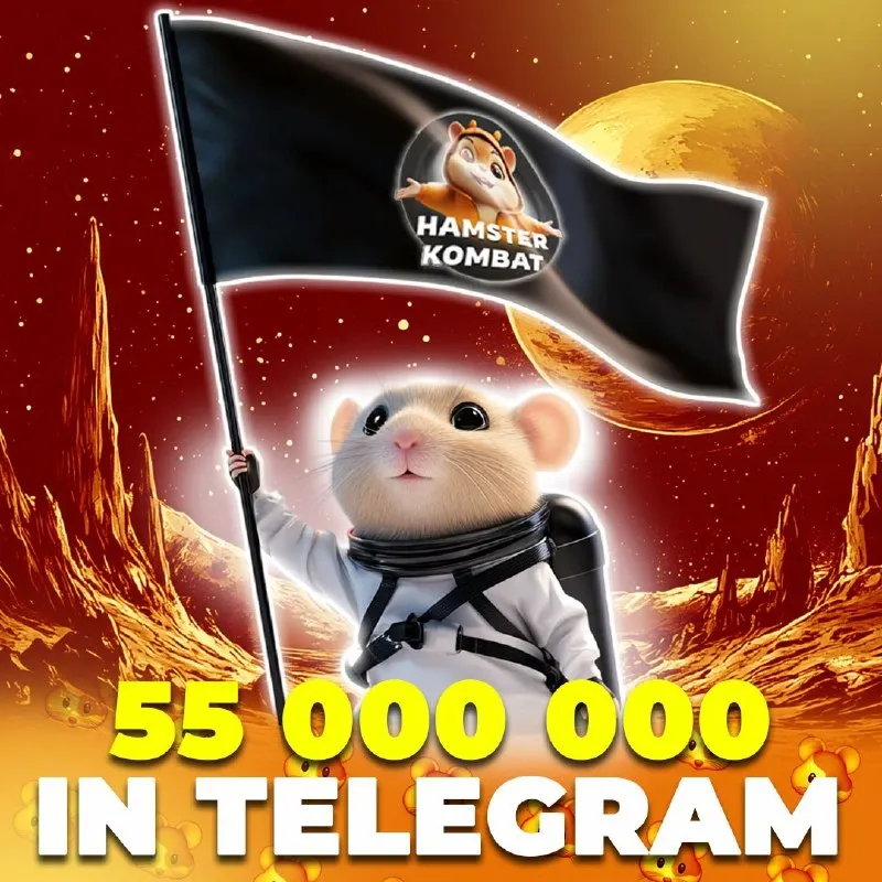 Gokil! Hamster Kombat Tembus 55 Juta Subscriber di Telegram