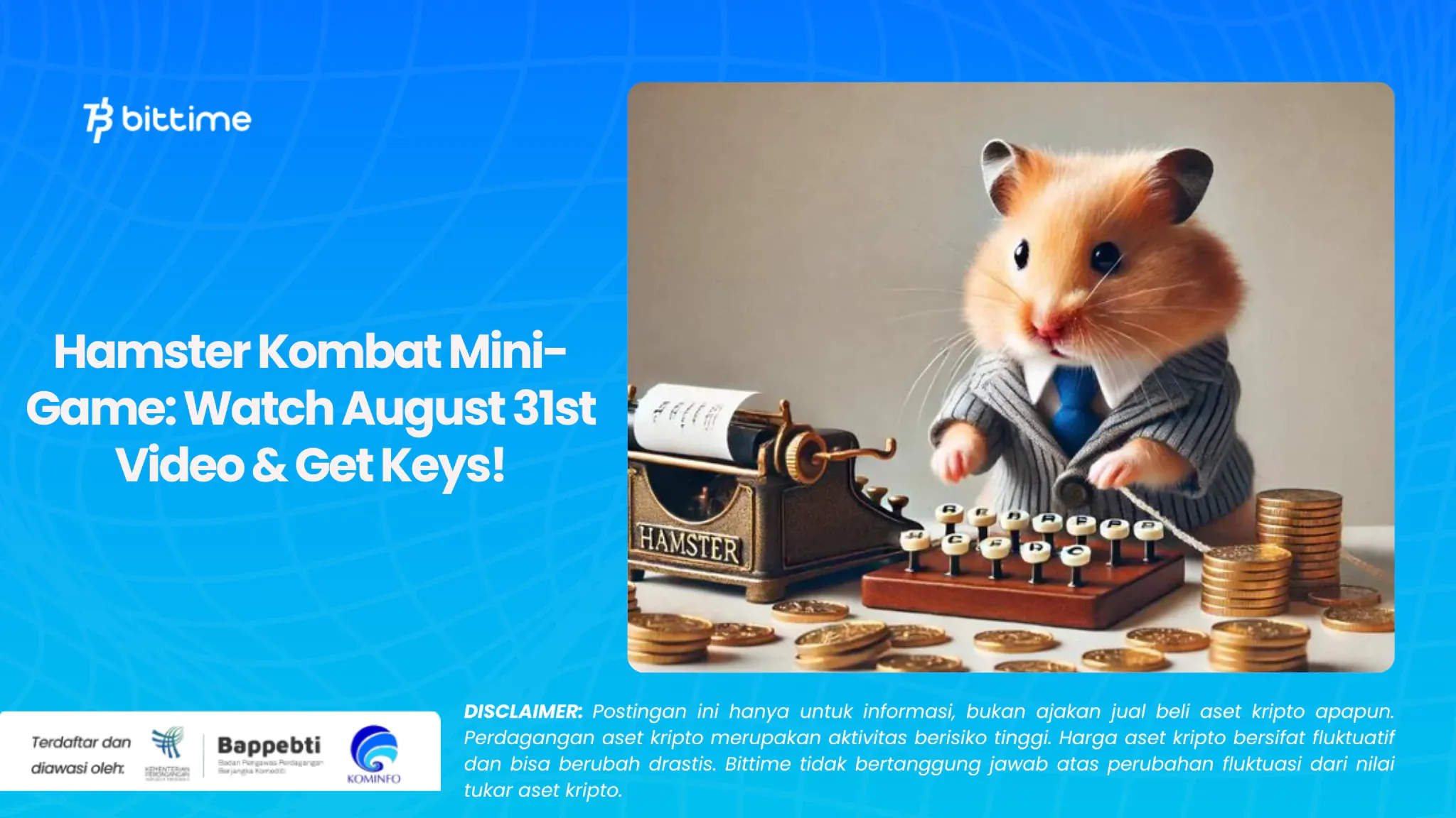  Hamster Kombat Mini-Game: Tonton Video 31 Agustus & Dapatkan Kunci!