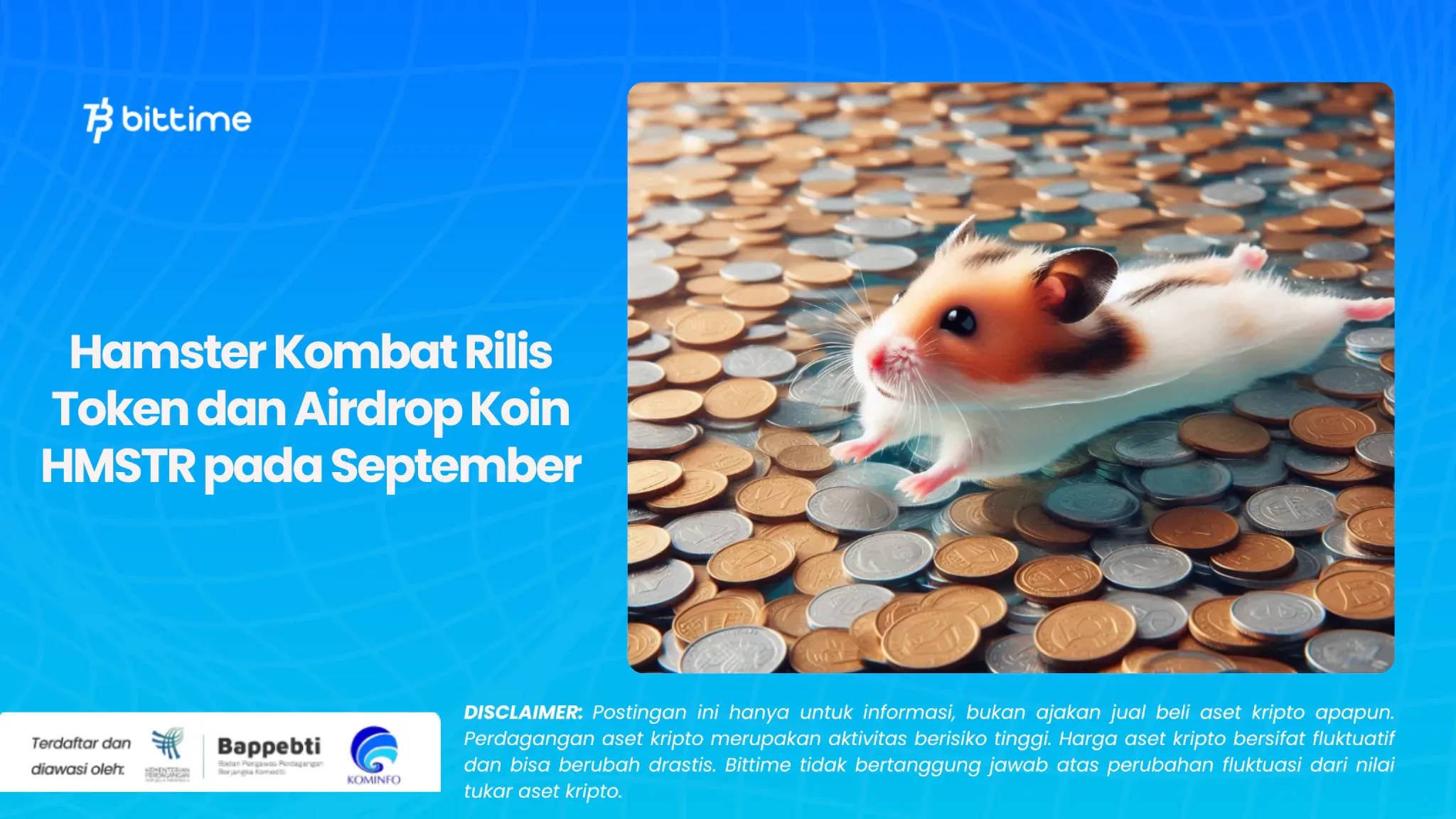 Hamster Kombat Rilis Token dan Airdrop Koin HMSTR pada September