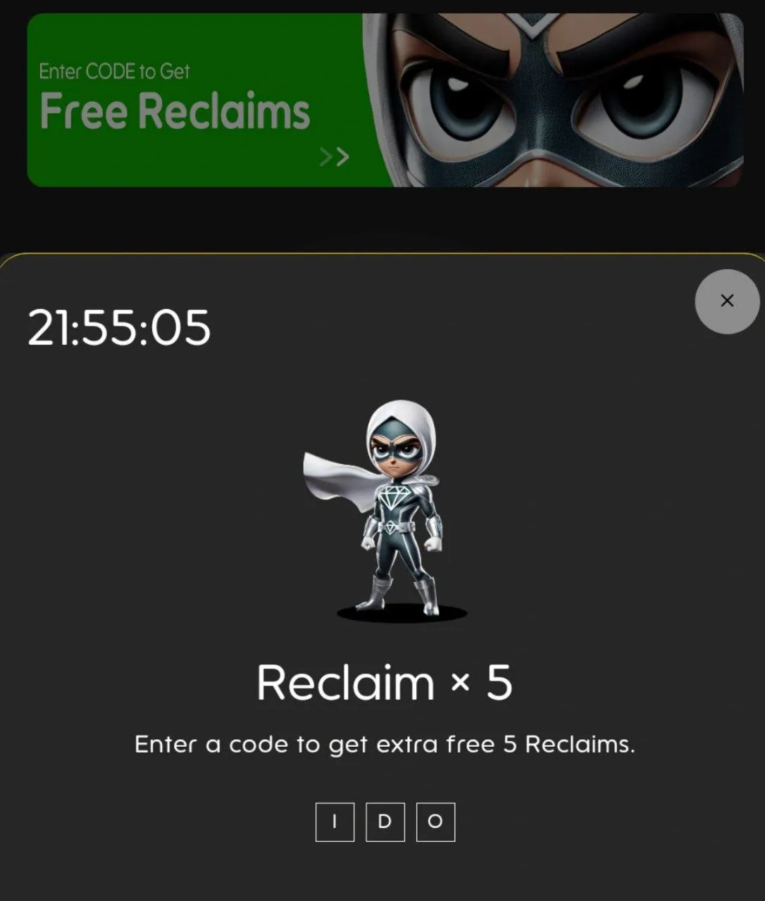 HoldCoin Free Reclaim Combo Hari Ini 18 September