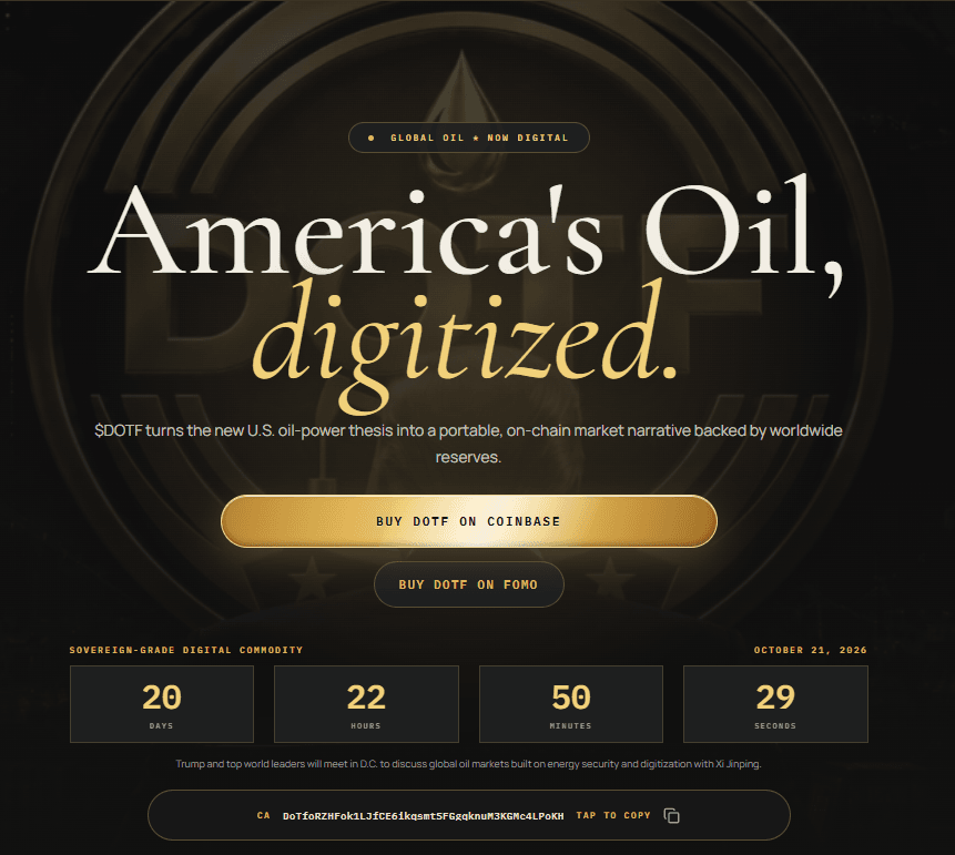 Apa Itu Digital Oil Trust Fund (DOTF)? Fungsi, Tokenomics, dan Risikonya