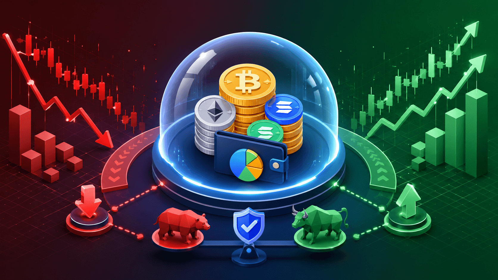 Learn how to protect a crypto portfolio with futures, from perpetual shorts and hedge ratios to funding rates, margin, and key liquidation risks.