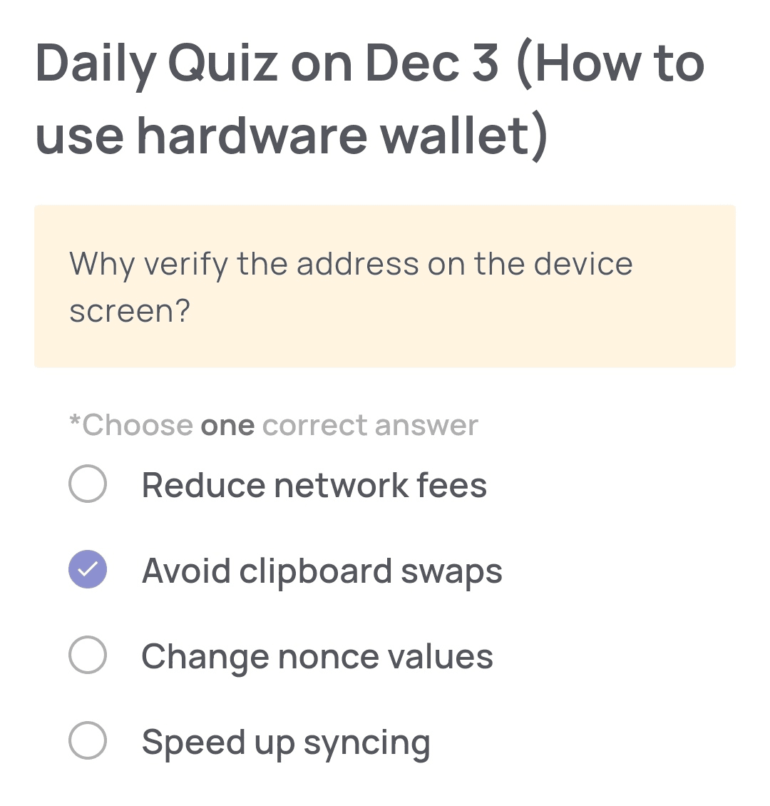 Xenea Wallet Daily Quiz 3-4 Desember 2025