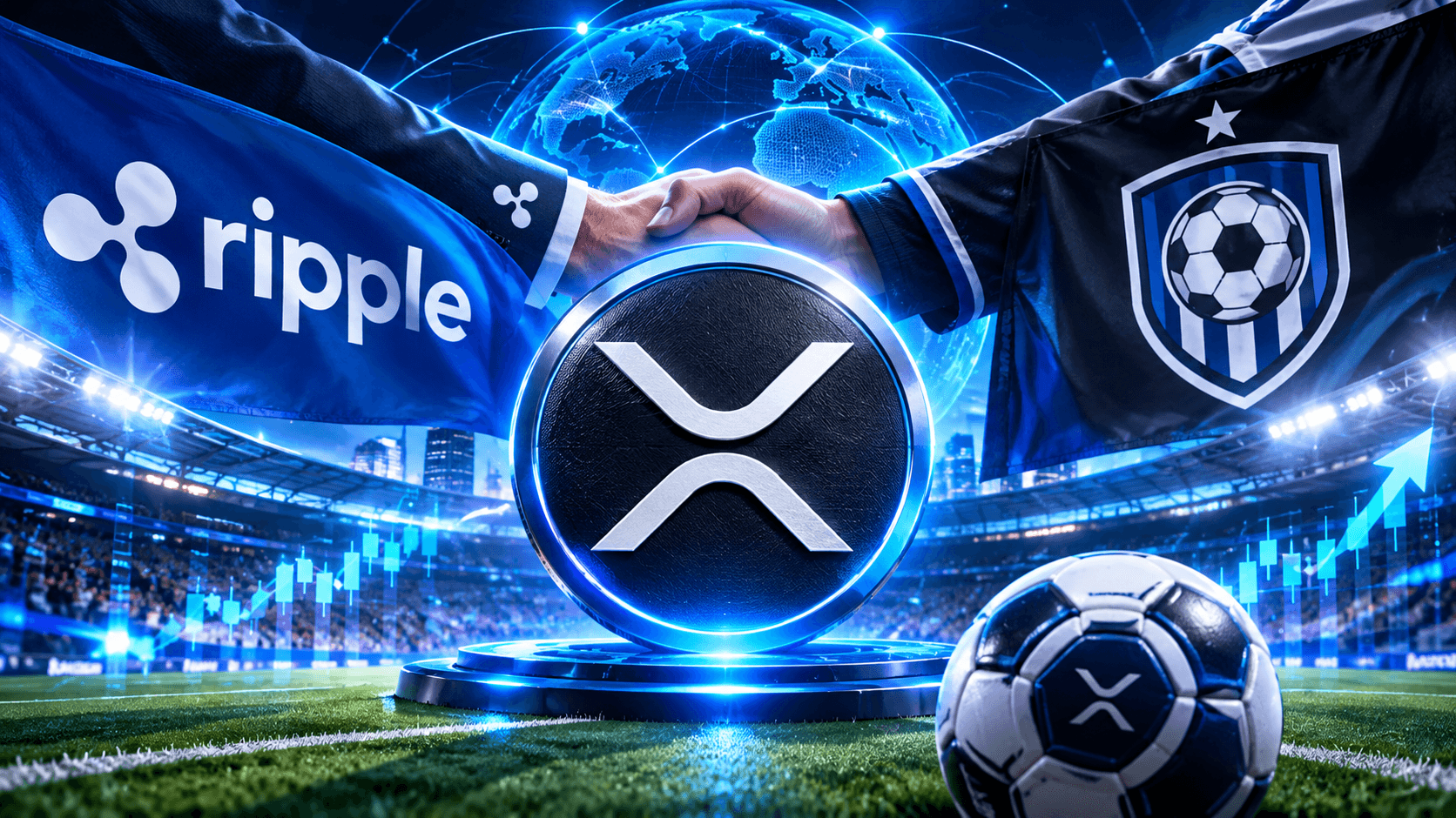 XRP Partnership: Ripple Gandeng Klub Football AS, Ini Dampaknya ke XRP