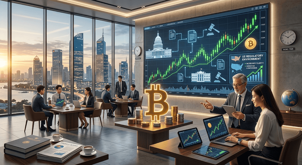 Bitcoin Rises Over the Week; Bittime Notes U.S. Crypto Regulations Are a Focus for Investors