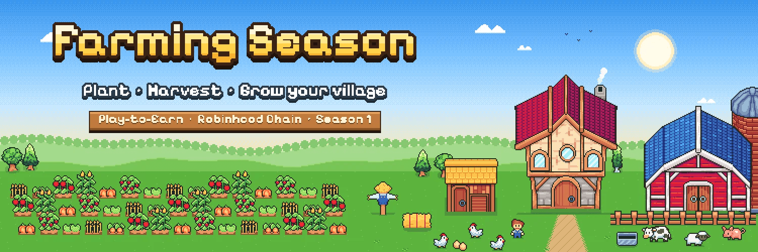 Farming Season, RWA, RobinhooApa Itu Farming Season? Game RWA di Robinhood Chaind Chain, Web3 Gaming, Game Blockchain, RWA Gaming, Game Farming, Aset Digital, Edukasi Crypto.