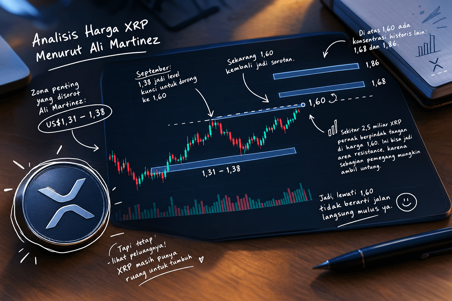 Analisis Harga XRP Menurut Ali Martinez
