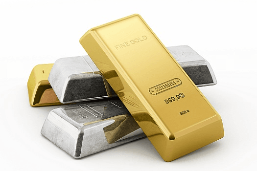 Harga Emas dan Perak Naik
