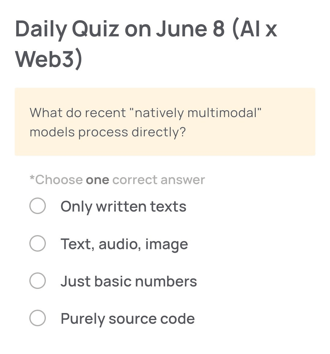 Xenea Wallet Daily Quiz 8 Juni 2026