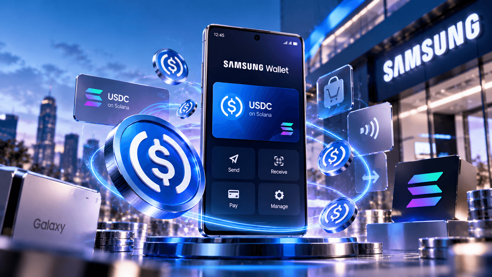 Samsung Solana, USDC Segera Hadir di 82 Juta Perangkat Galaxy