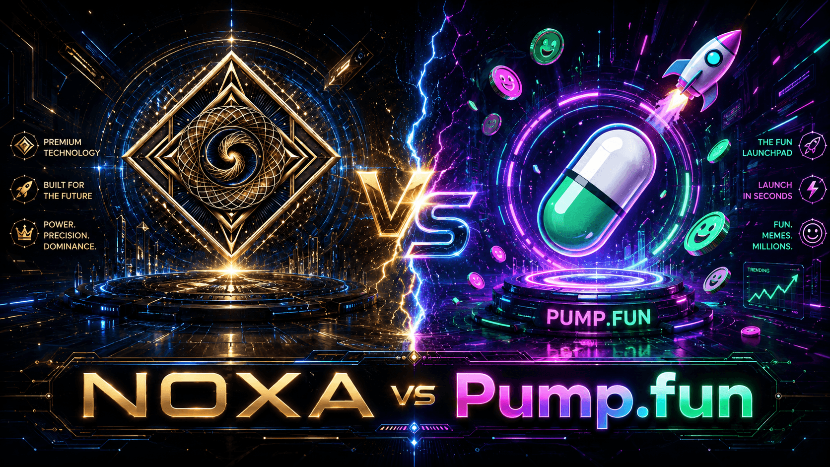 NOXA Launchpad Kalahkan Pump.fun dalam Biaya 24 Jam