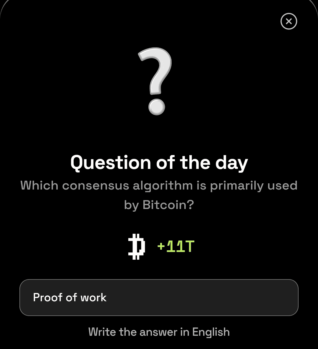 Dropee Question of the Day 3-4 Desember 2025