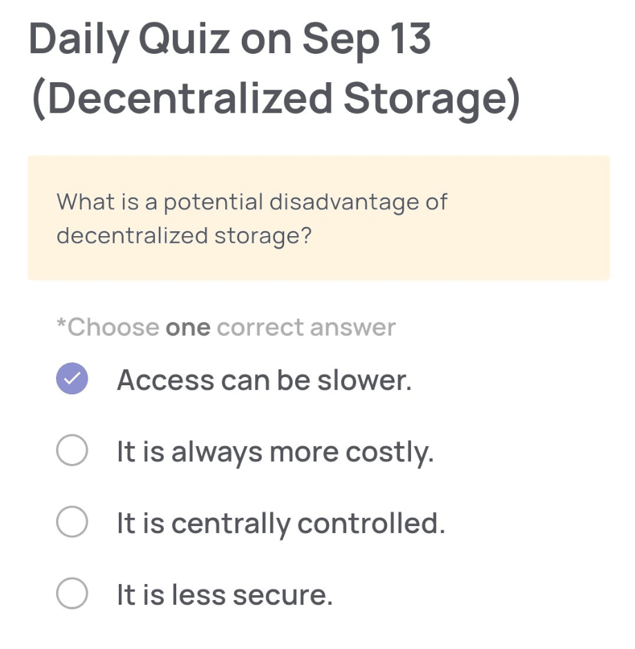 Xenea Wallet Daily Quiz 13 - 14 September 2025