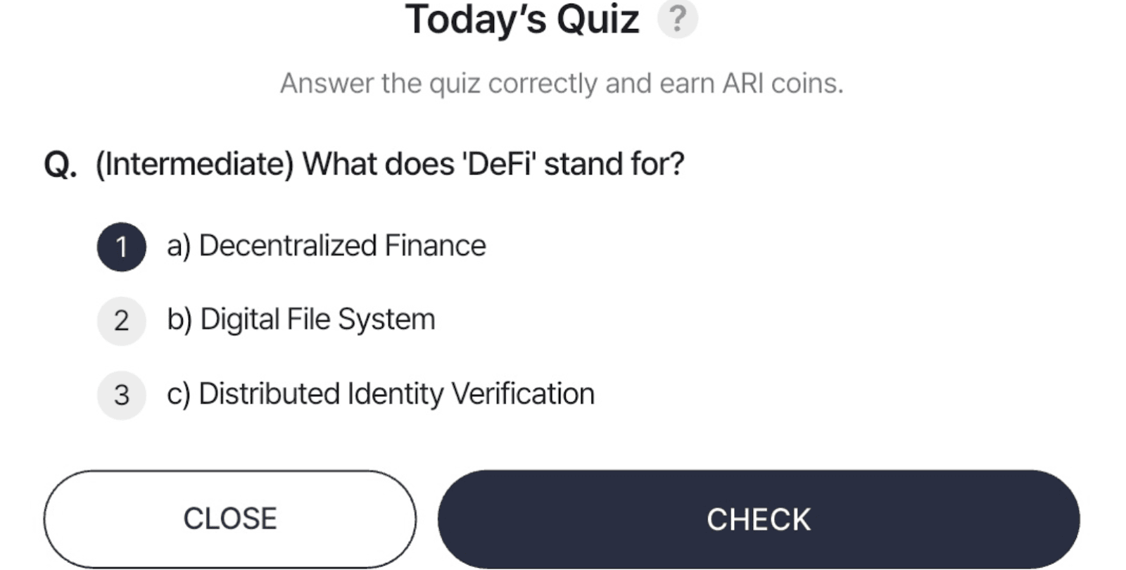 Ari Wallet Daily Quiz 2 September 2025