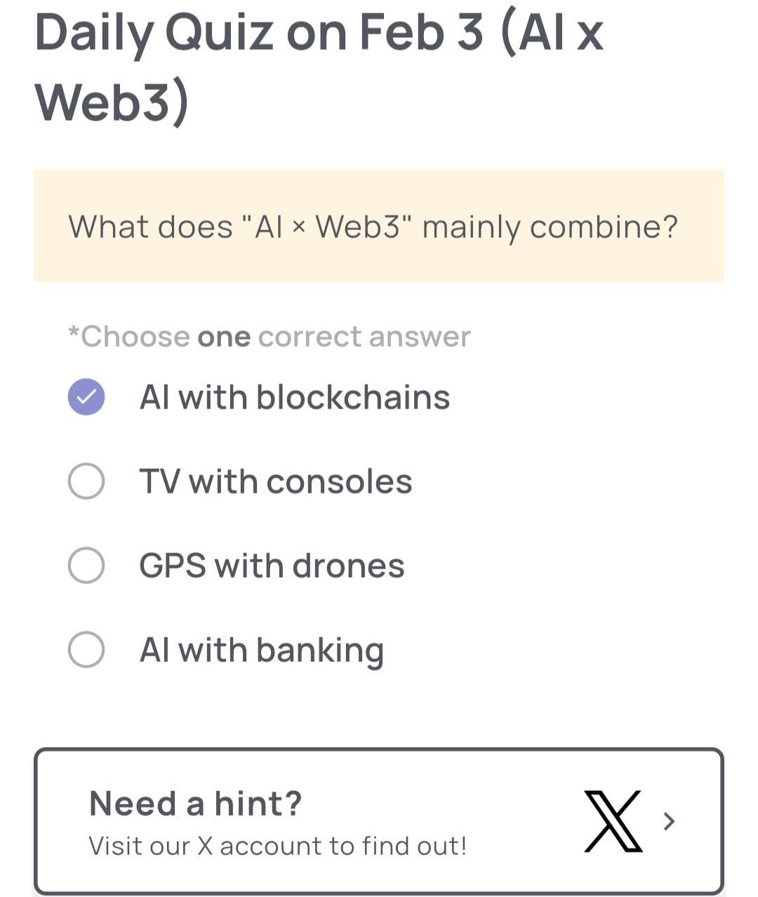 jawaban Xenea Wallet Quiz 3 Februari 2026