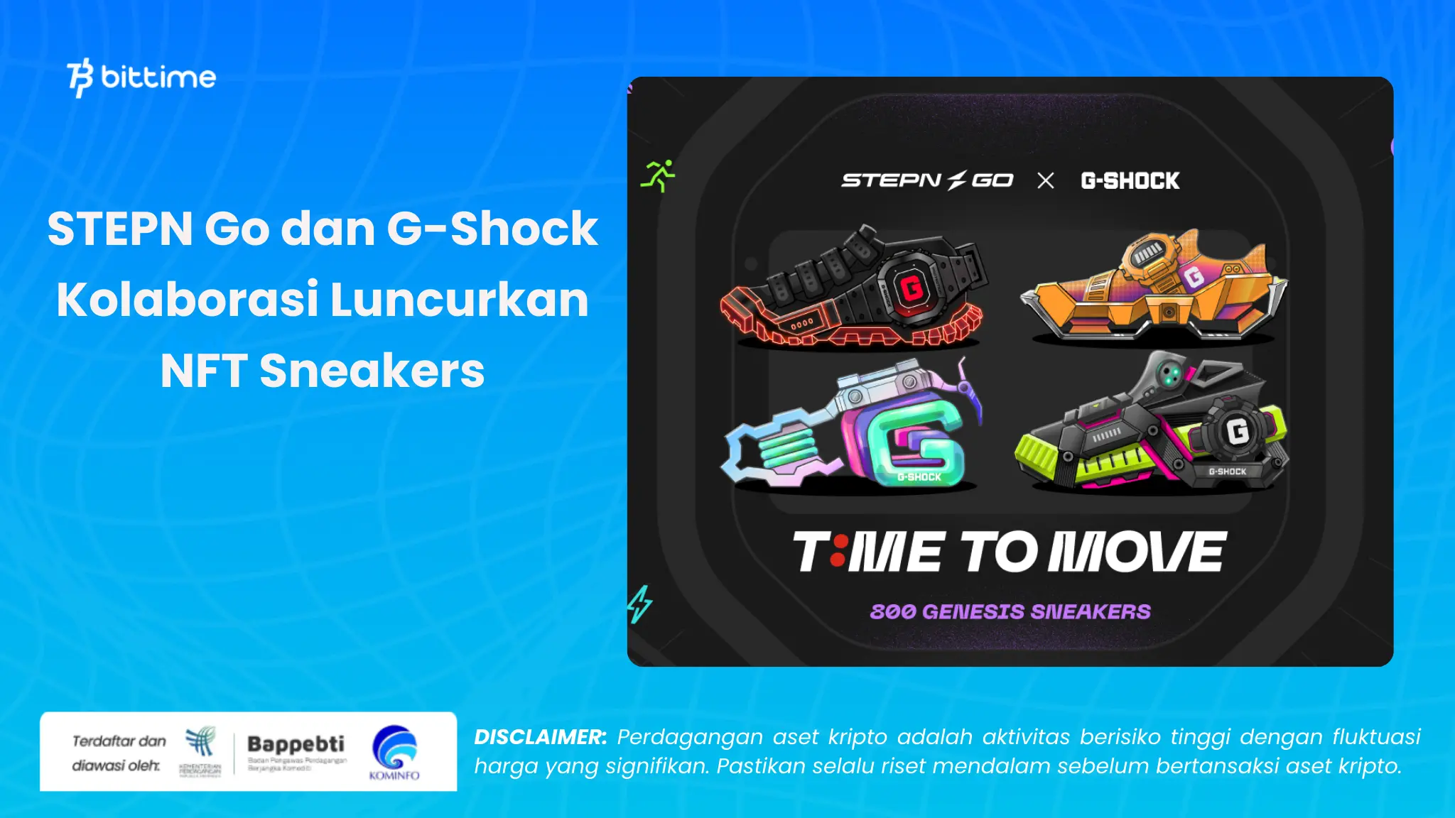 kolaborasi STEPN Go dan G-Shock - Bittime