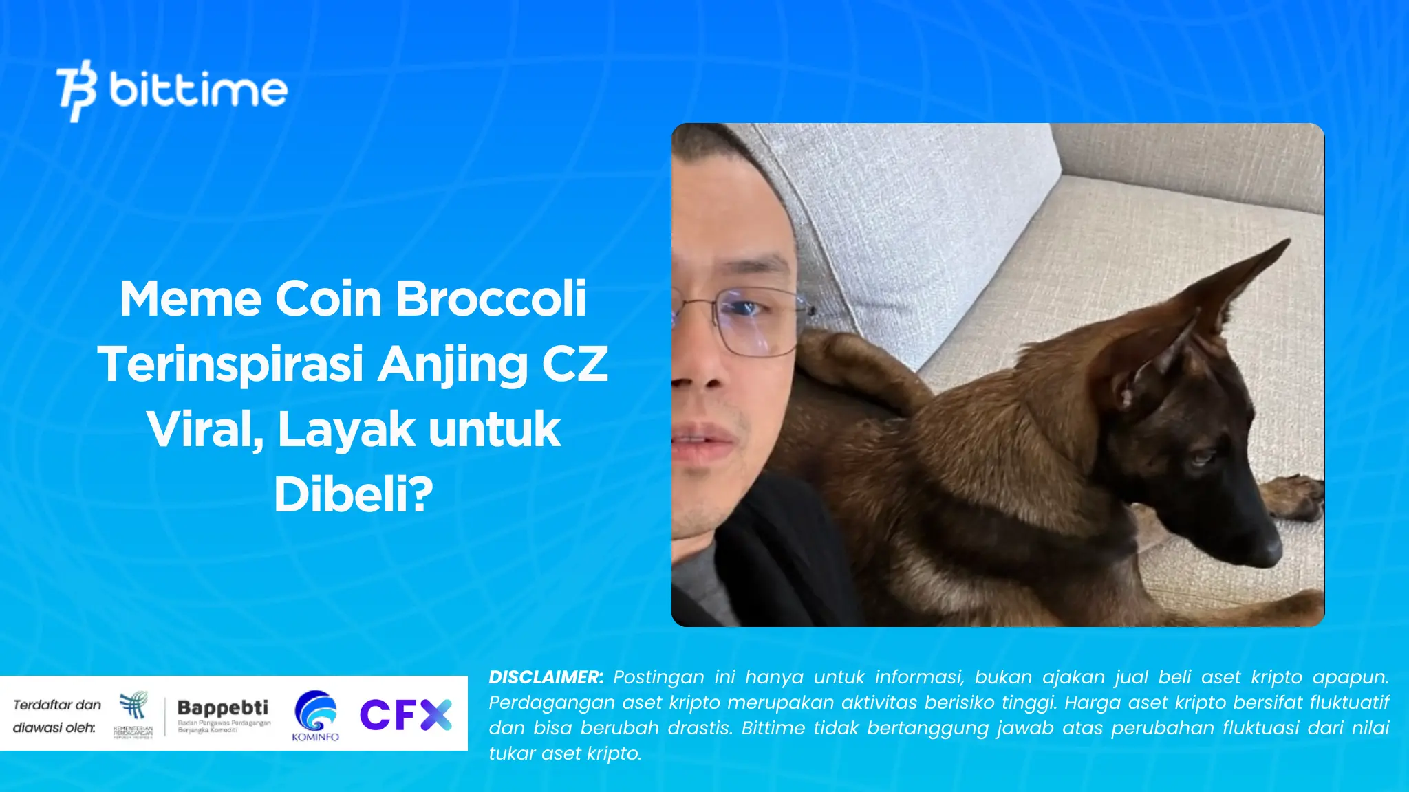 Meme Coin Broccoli Terinspirasi Anjing CZ Viral, Layak untuk Dibeli?