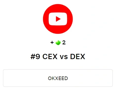 Jawaban Kode YouTube SEED 8 November #9 CEX vs DEX.