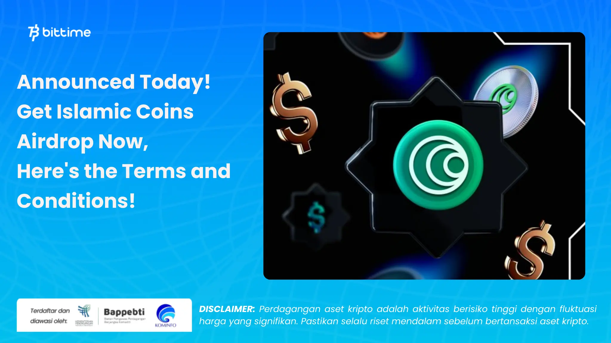 Announced Today! Get Islamic Coins Airdrop Now, Here's the Terms and Conditions!