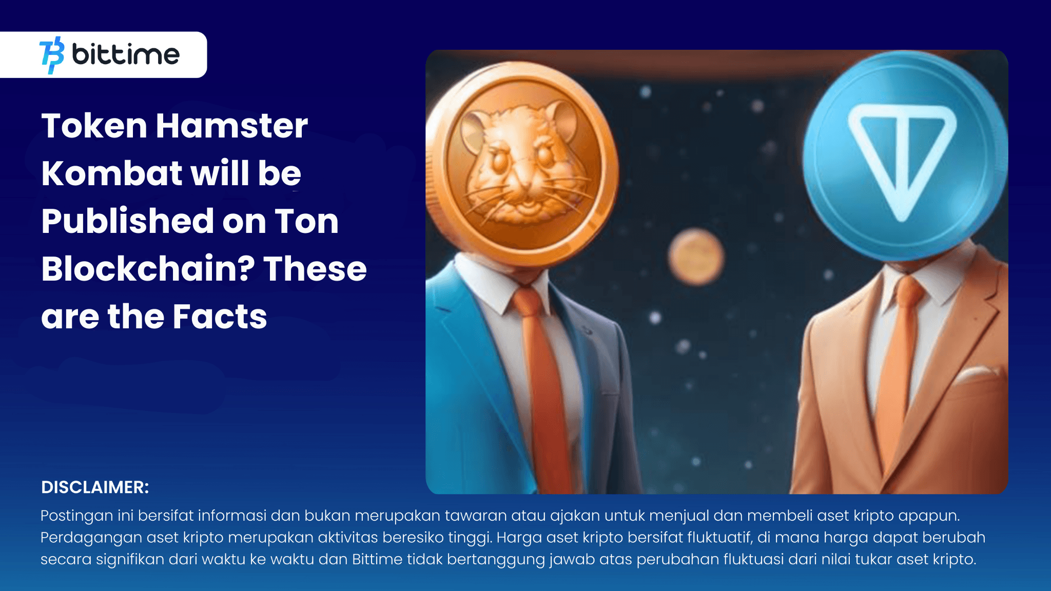 token hamster kombat terbit di ton blockchain - Bittime