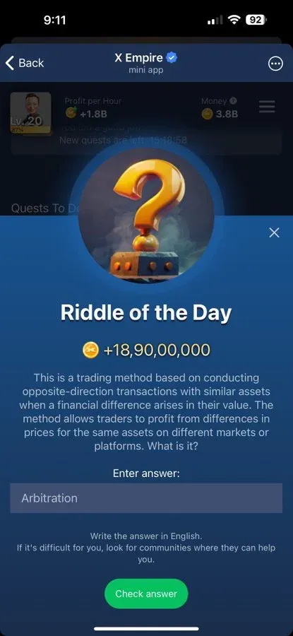 Jawaban X Empire YouTube Code Combo 25 Agustus 2024 Teka-Teki dan Solusi.webp