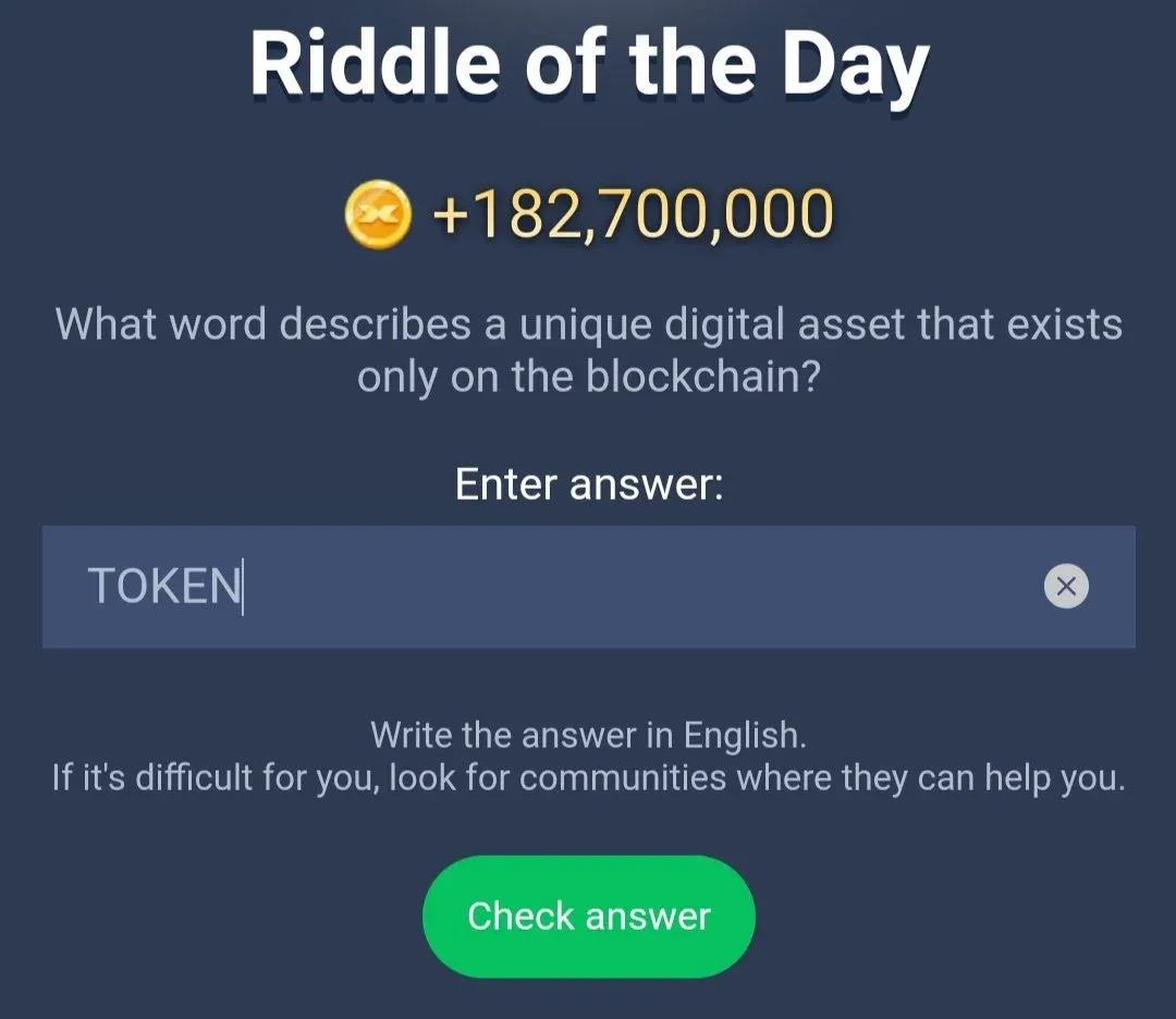 Musk Empire X Empire Riddle of The Day 14 Agustus - Bittime